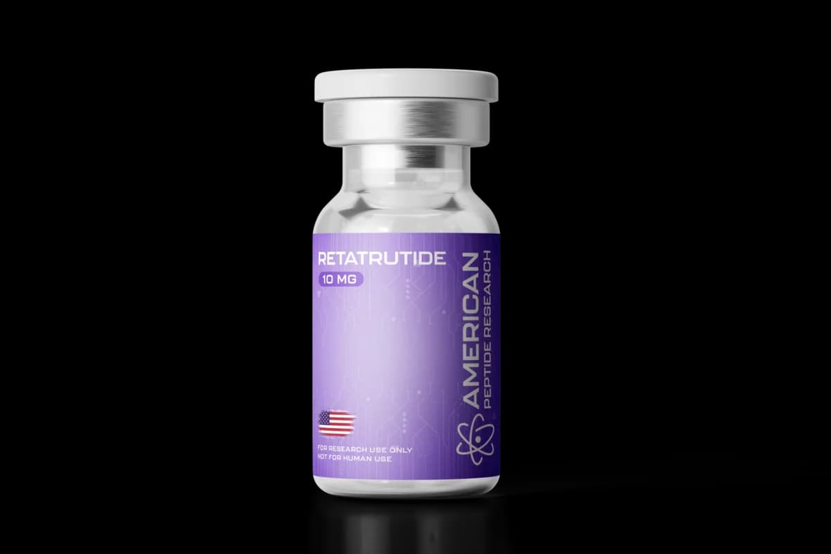 Retatrutide 10mg vial in Retatrutide Research Ladder